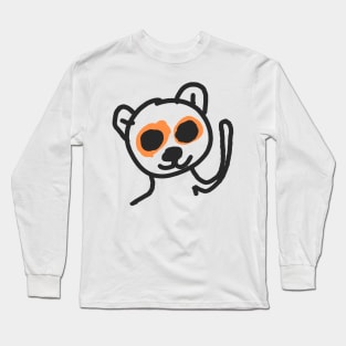 Orange Eyes Long Sleeve T-Shirt